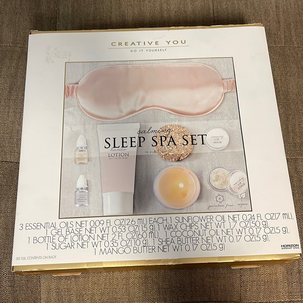 DIY Calming Sleep Spa Set